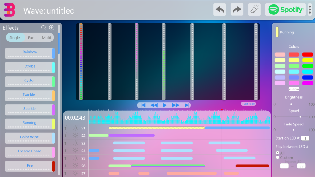 Blynx Lab Web App View